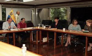 Rectora UCV en reunión con Ministro Roa